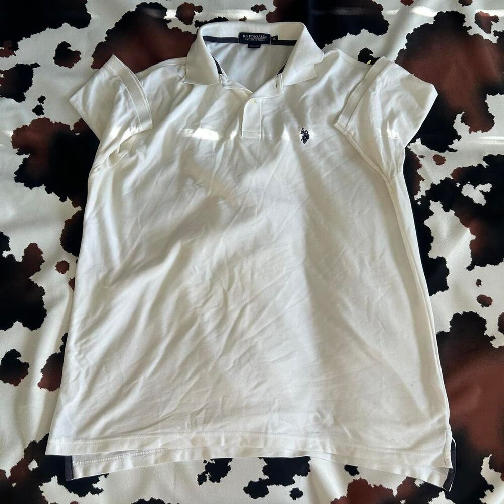 Us-polo-assn Men's White Polo-shirts